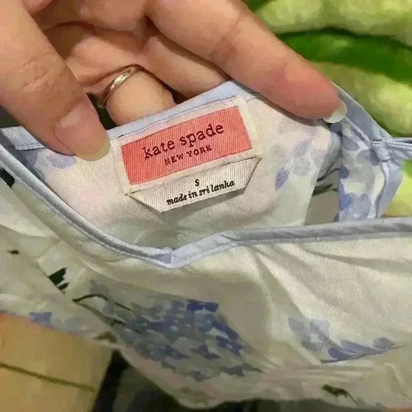 NWT KATE SPADE Floral Print Charmeuse Sz S - Picture 4 of 4